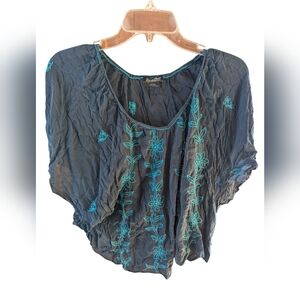 Large/XL Lucky Brand Sheer Blouse